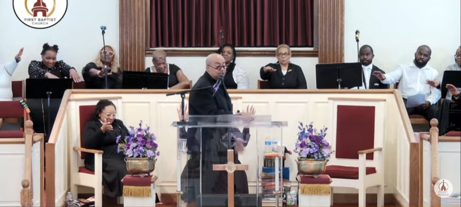 First Baptist Church DC worship service